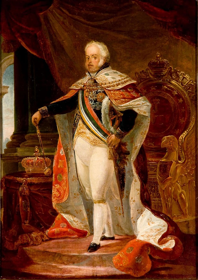 Portrait de Jean VI du Portugal Jean Baptiste Debret